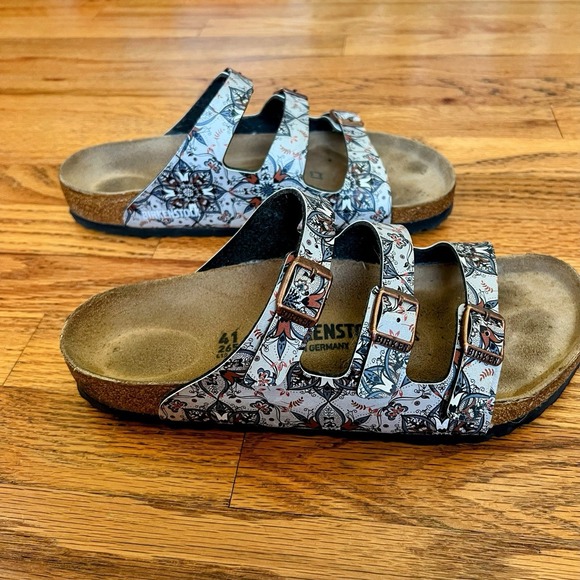 Birkenstock Florida Fresh Meadow Flower Womens Size 41 US 10